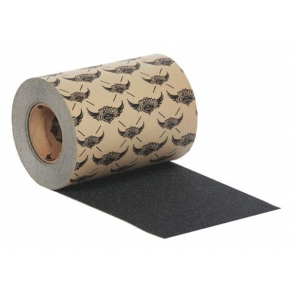 Jessup Griptape Commercial Grade Anti Slip Grit Roll Silicon Carbide, Adhesive: Rubber Black, 8" W x 60 ft. L - 3100-8-SB