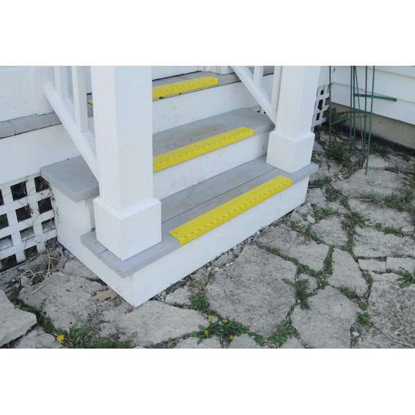 Handi Treads Non-Slip Aluminum Nosing, 30in x 2.75in, Yellow, incl. screws - NSN122730YLT