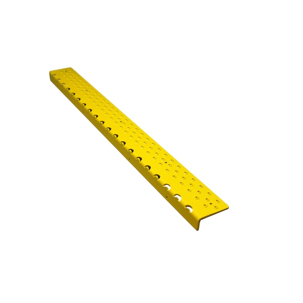 Handi Treads Non-Slip Aluminum Nosing, 30in x 2.75in, Yellow, incl. screws - NSN122730YLT