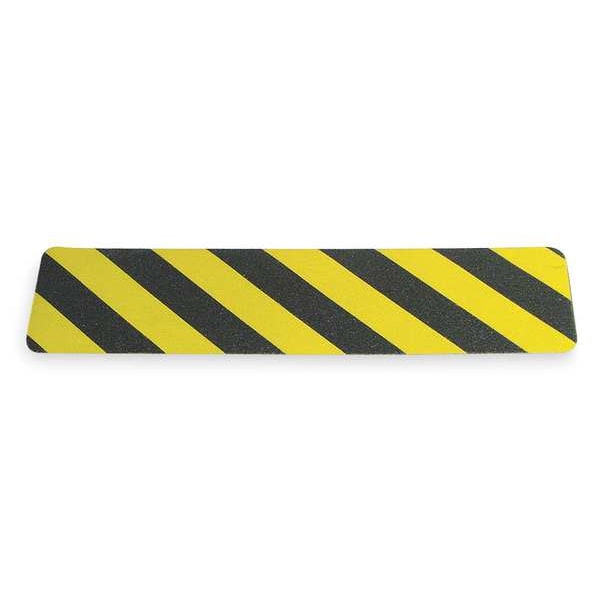 Wooster Products Anti-Slip Tread Oxide Grit 46 Grit Size, Black/Yellow, 6" W x 2 ft. L - YBS.0624