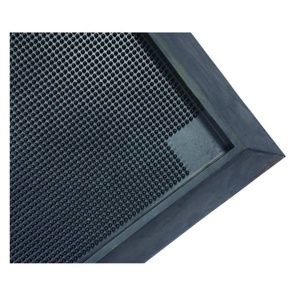Notrax Footwear Sanitizing Mat, Black, 3 ft. L - 351S3239BL