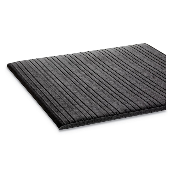 Crown Matting Technologies Antifatigue Mat, 5 ft L x 3 ft W, .38 in Thickness, Black - FL 3660BK