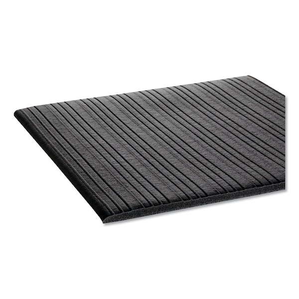 Crown Matting Technologies Antifatigue Mat, 5 ft L x 3 ft W, .38 in Thickness, Black - FL 3660BK