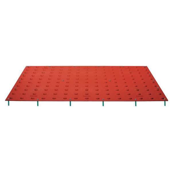 Tuftile ADA Warning Pad Polymer Red, 2 ft W x 3 ft L, 7/16 in Thick - TT2436-SA-BRD-1