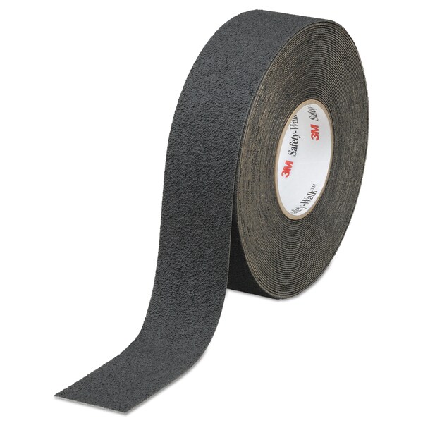 3M Safety-Walk Safety-Walk Slip-Resistant Medium Resilient Tread Rolls, 1 in. x 60 ft, Black, 4PK - MCO 19293