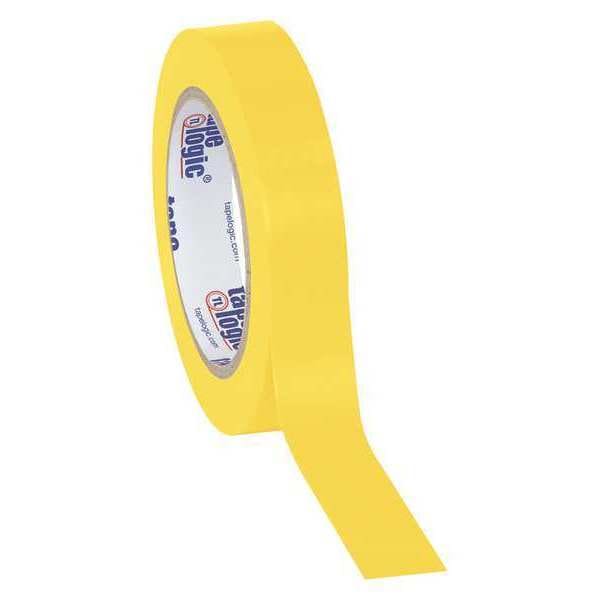 Partners Brand Tape Logic Solid Vinyl Safety Tape, 6.0 Mil, 1" x 36 yds, Yellow, 3/Case - T91363PKY
