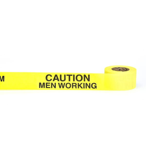 Mutual Industries Repulpable Tape Yellow, 2" W x 45 yd. L - M17771-45-2000