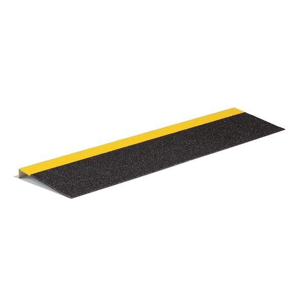 Pig TuffGrit Step Cover w Extra Coarse Grit 9in W x 30in L x 1in H w Adhesive or Mechanical Fasteners - FLM3024-YB