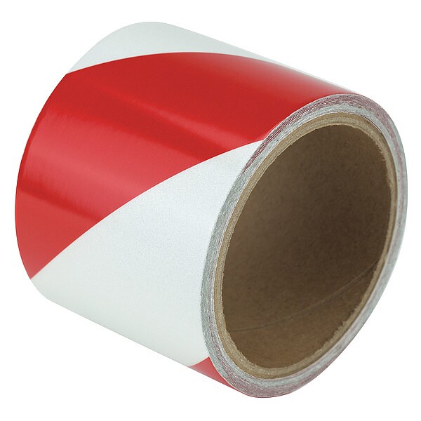 Zoro Select Floor Marking Tape vinyl 3 in W x 5.5 mil Thick - ZRS3X5RW