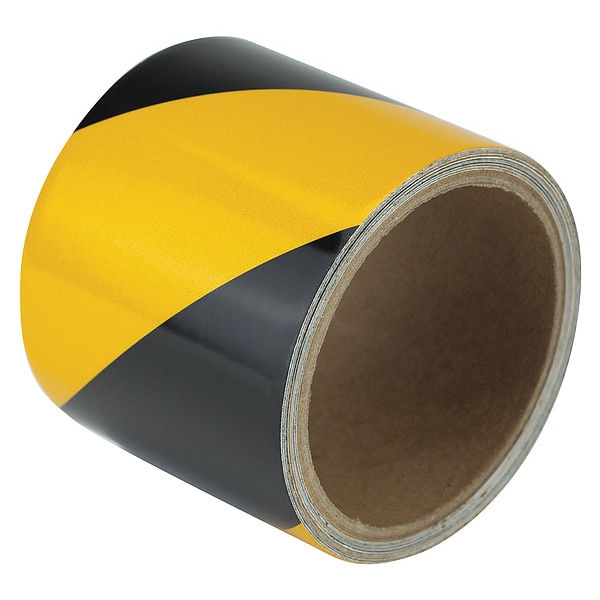 Zoro Select Floor Marking Tape vinyl 3 in W x 5.5 mil Thick - ZRS3X5BY