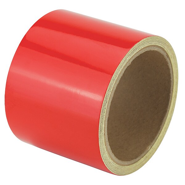 Zoro Select Floor Marking Tape vinyl 3 in W x 5.5 mil Thick - ZRF3X5RD