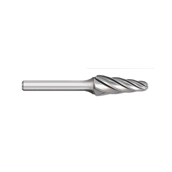 Kodiak Cutting Tools SL-6NF Type SL Carbide Bur Round Nose Cone for Aluminum - 5428841