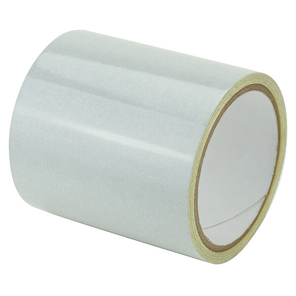 Zoro Select Floor Marking Tape vinyl 4 in W x 5.5 mil Thick - ZRF4X5WT