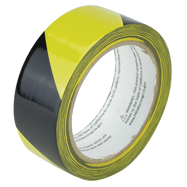Zoro Select Floor Marking Tape vinyl 1 1/2 in W x 6 mil Thick - ZHT1.5X18BY