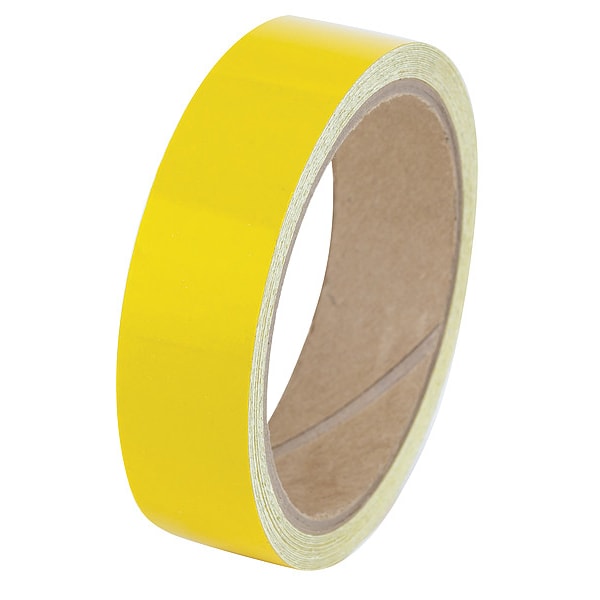 Zoro Select Floor Marking Tape vinyl 1 in W x 5.5 mil Thick - ZRF1X5YL