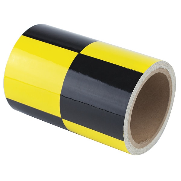 Zoro Select Floor Marking Tape vinyl 6 in W x 6 mil Thick - 8NEP4