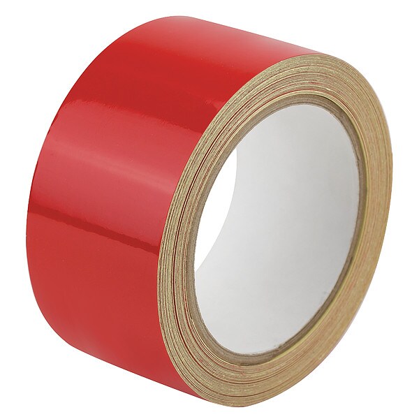 Zoro Select Floor Marking Tape vinyl 2 in W x 5.5 mil Thick - ZRF2X50'RD