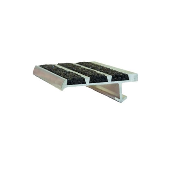 Supergrit 1 7/8" Stair Nosing 4'0" Black Surehold Anchors - 121BF-BLA4