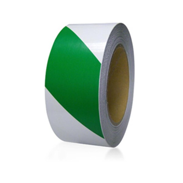 Diy Industries Floormark - Green And White Stripe 2 In. X 100 Ft. - 25-600-2100-685