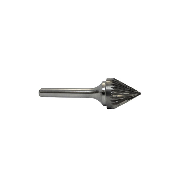 Eagle Taptek Cutting Tools SJ-6 5/8 60 DEGREE INCLUDED SOLID CARBIDE DOUBLE CUT BURR - CB-SJ-6-D