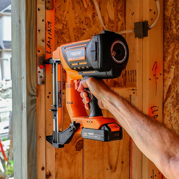 Freeman 20V Cordless Concrete Strip Pin Nailer Tool Only - PE20VTCSPN40