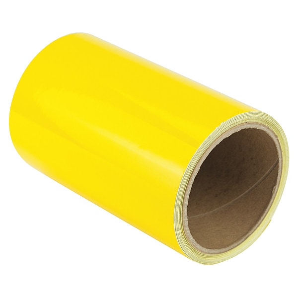 Zoro Select Floor Marking Tape vinyl 6 in W x 5.5 mil Thick - ZRF6X5YL