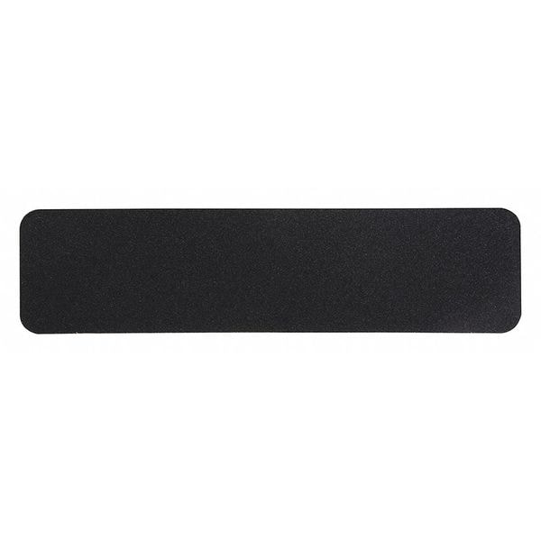 Jessup Safety Track Conformable Anti Slip Tread Aluminum Oxide, Adhesive: Acrylic Black, 6" W x 24" L, 0.042" Thick - 3700-6X24-10