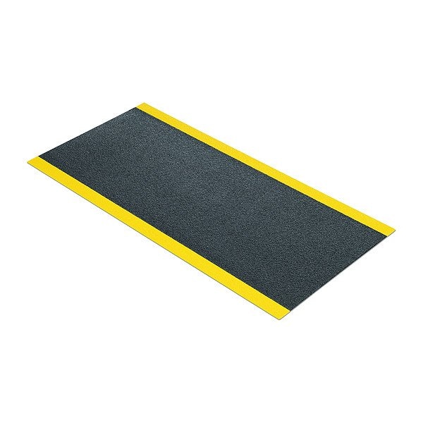 Pig Traction Mat Black, 2 ft W x 4 ft L, 3/16 in Thick - FLM5000-GBY