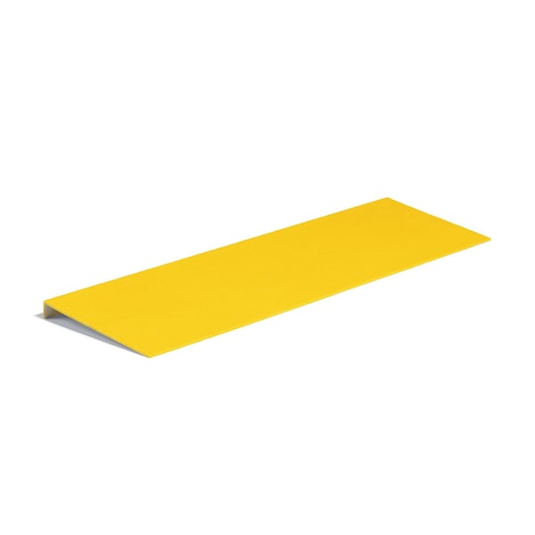 Pig TuffGrit Step Cover w Extra Coarse Grit 9in W x 30in L x 1in H w Adhesive or Mechanical Fasteners - FLM3024-YW