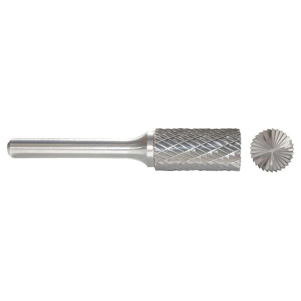Zoro Select Carbide Bur, End Cut, 1/16 In, 1/8 Shank - 310-002031