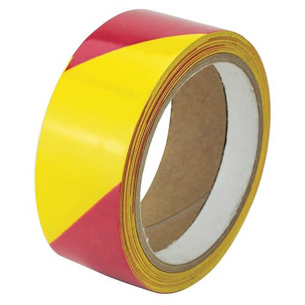 Zoro Select Floor Marking Tape vinyl 1 1/2 in W x 6 mil Thick - 15Y452