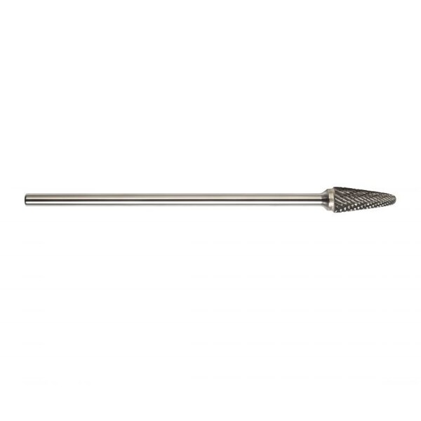 Magnum Carbide Burr, Extra Long Shank, Series 7000LX, Radius, 14 Head Dia, 58 Length of Cut, 6 Overal - 7LX116SC