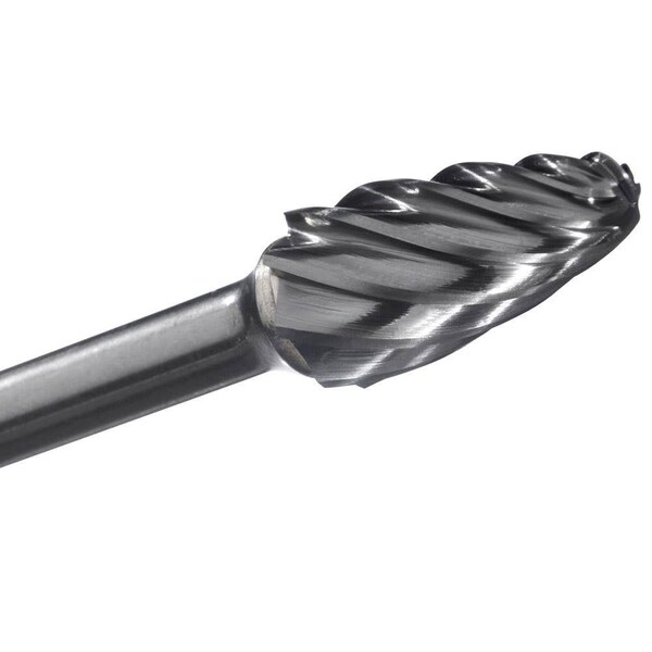 Champion Cutting Tool Tree Shaped Radius Carbide Bur, Narrow Contour Work, 3/8in Cut Dia - CHA SF3NF