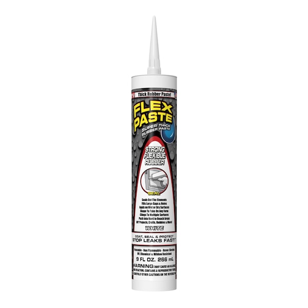 Flex Paste Flex Seal Family of Products Flex Paste White Rubberized Paste 9 fl. oz. - PFSWHTR10