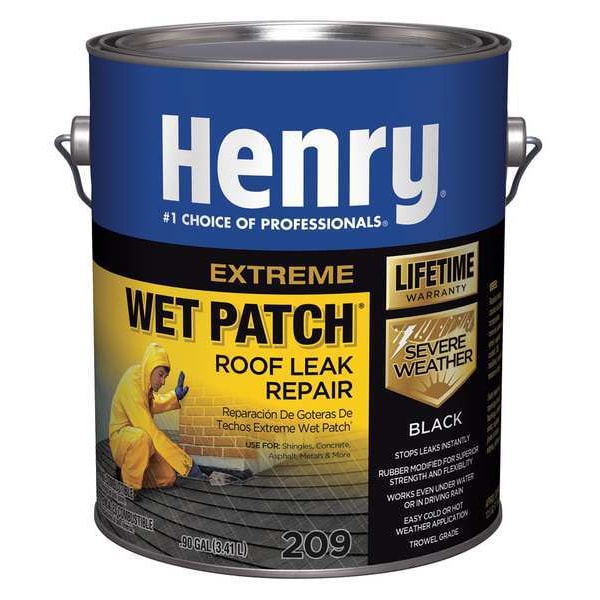 Henry Roof Leak Repair, 1 gal, Pail, Black - HE209042