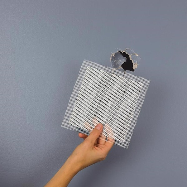 Adfors Saint-Gobain ADFORS FibaTape 6 in. L X 6 in. W Reinforced Aluminum White Self Adhesive Wall Repair P - FDW6924-U