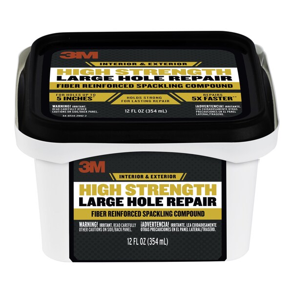 3M High Strength Large Hole Repair, 12 oz, 6PK - LHR-12-BB