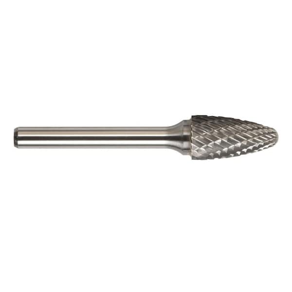 Magnum Carbide Burr, Series 7000F, Radius, 12 Head Dia, 34 Length of Cut, Tree Radius Shape SF Head - 7F132ASC