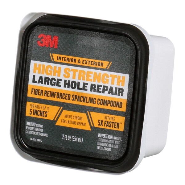3M High Strength Large Hole Repair, 12 Oz, 12PK - LHR-12-PC-12