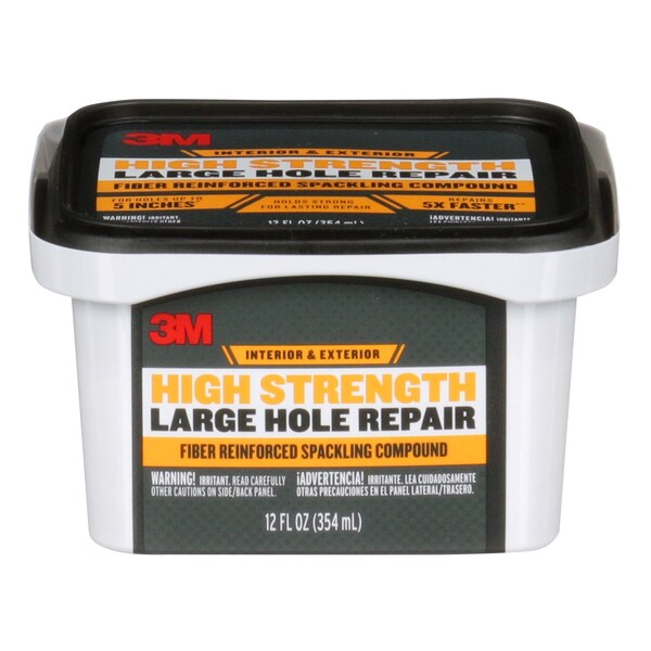 3M High Strength Large Hole Repair, 12 Oz, 12PK - LHR-12-PC-12