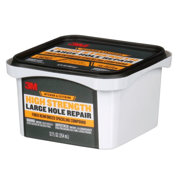 3M High Strength Large Hole Repair, 12 Oz, 12PK - LHR-12-PC-12