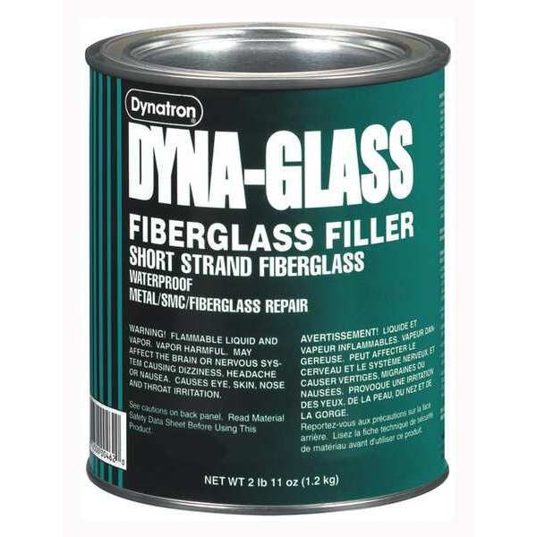 3M Dyna-Glass Short Strand, 1 qt, Can, Green, Red - 462