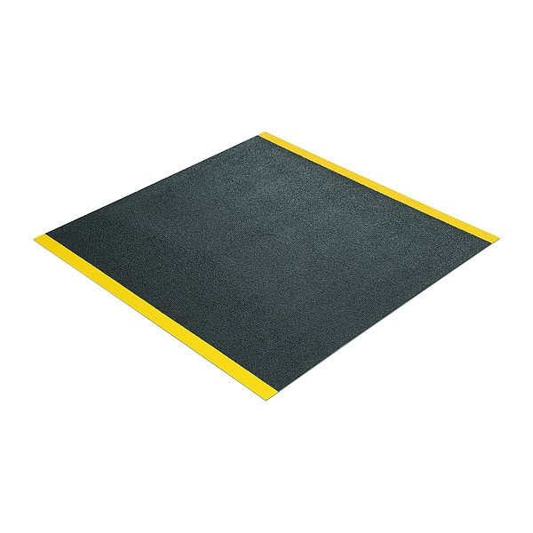 Pig Traction Mat Black, 4 ft W x 4 ft L, 3/16 in Thick - FLM5002-GBY