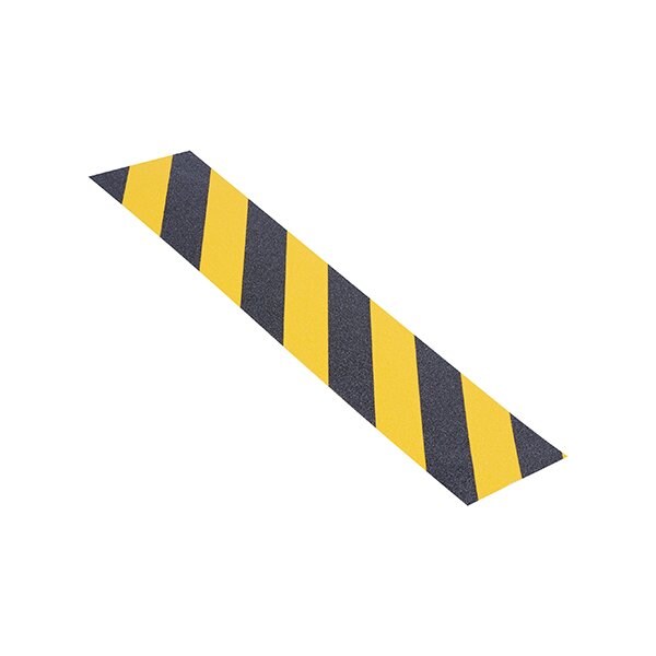 Tape Logic 6'' x 24'' Black/Yellow Heavy Duty Tape Logic  Anti-Slip Treads, 25PK - BUY00026451