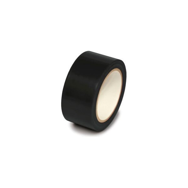 Top Tape And Label Floor Marking Aisle Tape, Black, 2"W x 108'L Roll, PST215 - PST215
