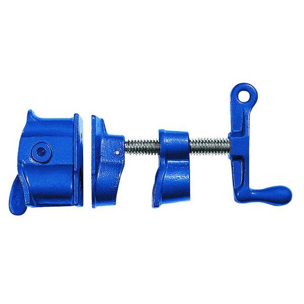 Westward Clutch Pipe Clamp, Steel Handle and - Throat Depth - 4YR41