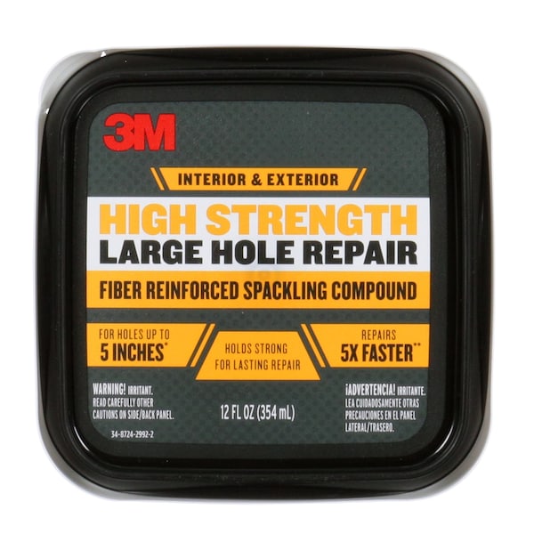 3M High Strength Large Hole Repair, 32 oz, 4PK - LHR-32-BB