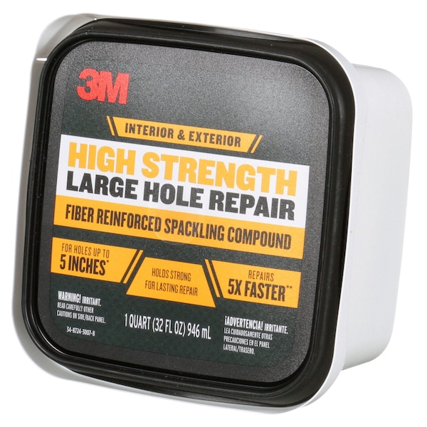3M High Strength Large Hole Repair, 32 oz, 4PK - LHR-32-BB