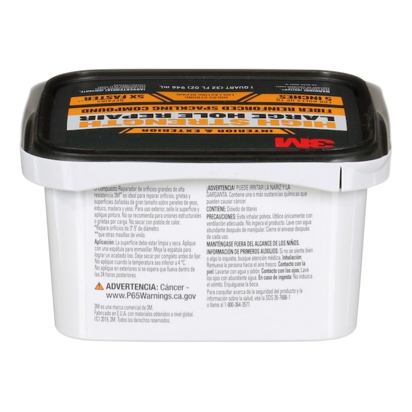 3M High Strength Large Hole Repair, 32 oz, 4PK - LHR-32-BB