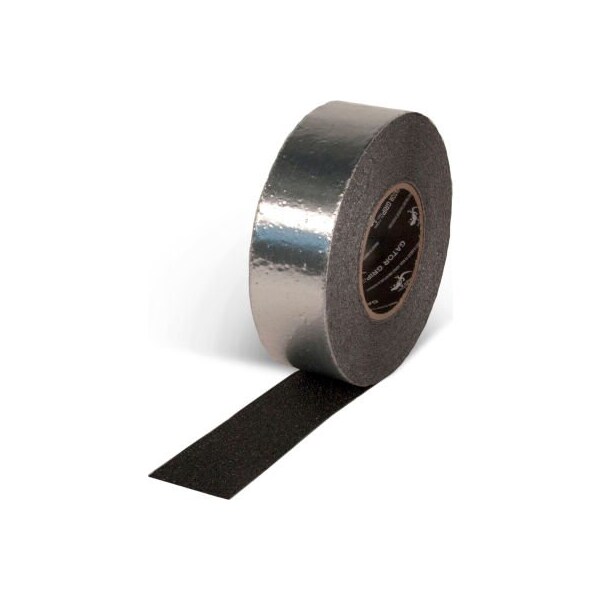 Top Tape And Label Gator Grip Foil Backed Conformable Anti-Slip Tape, Black, 6"W x 60'L Roll, SG4106AL - SG4106AL